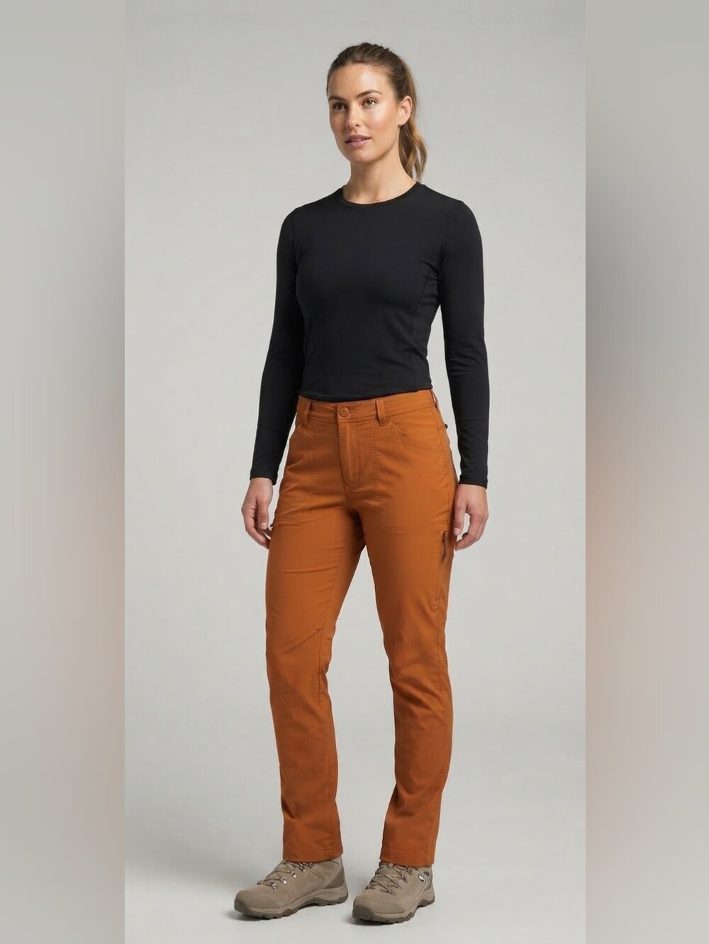 Mountain Equipment Company MEC Rust Orange Hiking Pants Plus Size 20W Gorpcore